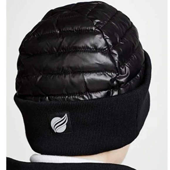 Think Royln Black sleek polyester beanie H… display picture 1